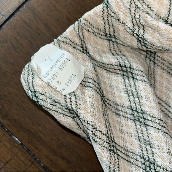 Vintage 1960s Polyester Tweed High Waisted Shorts New NWT NOS Sz8 - Picture 3 of 4